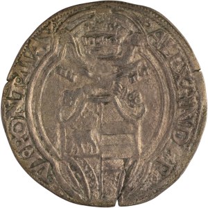 Włochy 1492–1503 Państwo Kościelne Srebrny grosso