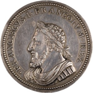France 1515 Francis I. Battle of Marignano Large Silver Medal