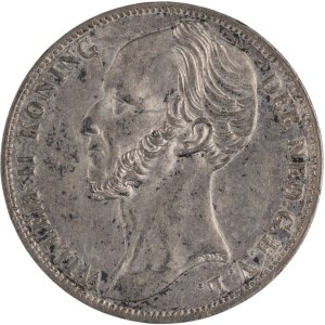 Netherlands 1848 Silver 1 Gulden
