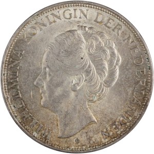 Holandsko 1940, strieborný 2 1/2 gulden