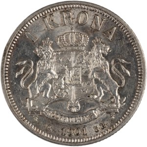 Sweden 1901/1898 Silver Krona