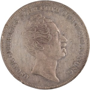 Sweden 1855 Silver 1 Riksdaler