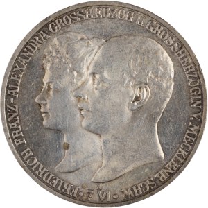 Německo 1904, Prusko, stříbrná 5 marková mince