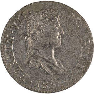Spain 1833 M AJ Silver 2 Reales