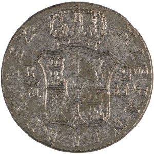 Spain 1833 M AJ Silver 2 Reales