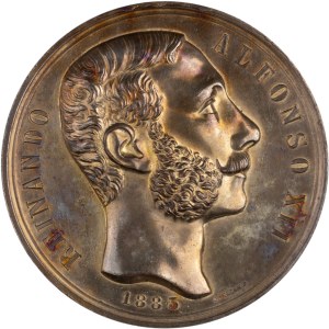 Spain 1883 Mining Exposition Large Medal