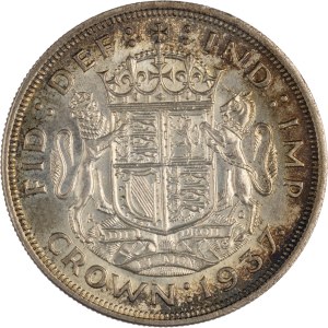 Great Britain 1937 Silver Crown