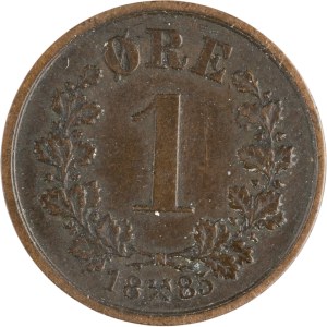 Norway 1885 1 Ore
