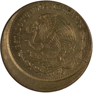 Mexico 1987 100 Pesos Off Centre Strike Error