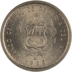 Peru 1985 5 Intis Better Date