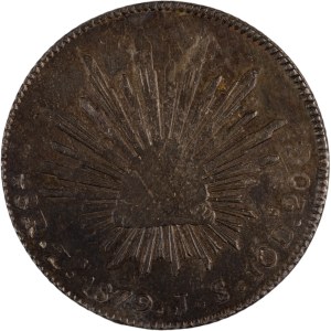 Messico 1879 Zs JS Argento 8 Reales