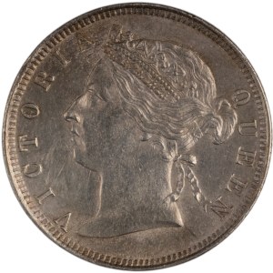 Straits Settlements 1896 Silver 20 Cents