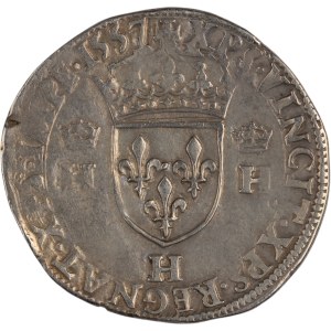 France 1557 H Silver Teston