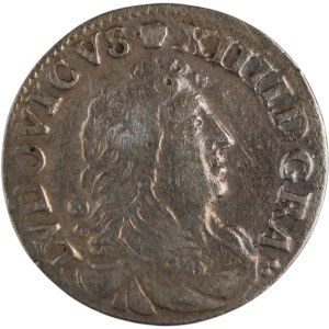 France 1677 D Silver 4 Sols