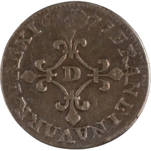 France 1677 D Silver 4 Sols