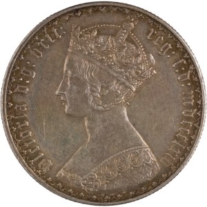 Great Britain 1864 Silver Florin