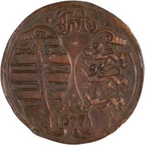 Germany 1677 Saxony Counter Token