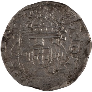 Portugal 1667 Silver Tostao 100 Reis