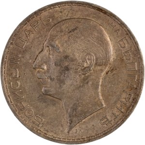 Bułgaria 1937 r. Srebrna moneta o nominale 100 lewów