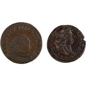 Poland 1661 Boratynka & 1755 H Grosz (2 Pieces)