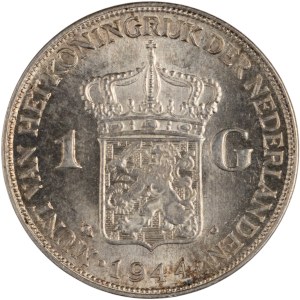 Nizozemsko 1944, stříbrný 1 gulden
