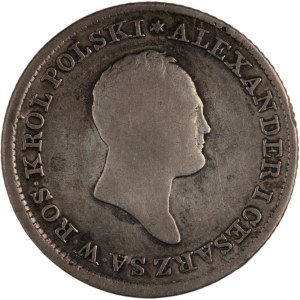 Poland 1822 IB Silver 1 Złoty