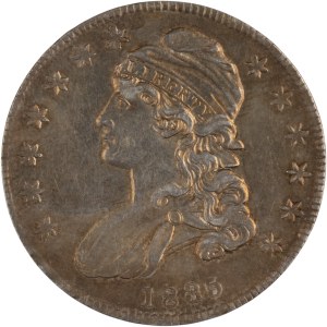 United States 1835 Silver 50 Cents Capped Bust Half Dollar