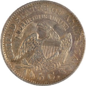 United States 1833 Silver 5 Cents Liberty Cap Half Dime