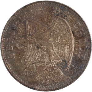 Chile 1910, stříbrné 1 peso