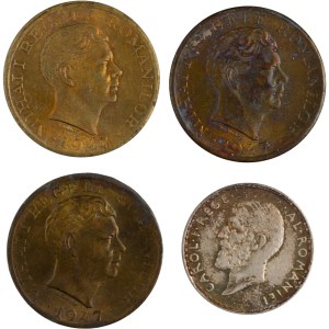 Romania 1914-47 Coin Lot (4 Pieces)