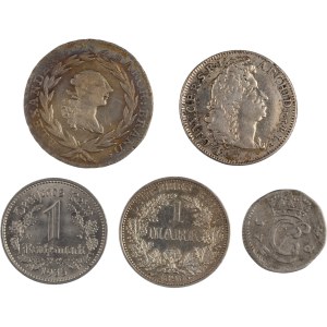 Germany 1710-1955 Silver Coin Lot (5 Pieces)