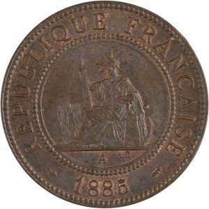 French Indo-China 1885 A 1 Cent