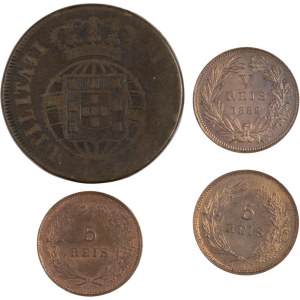 World Mixed Lot 1724-1893 Portugal (4 Pieces)