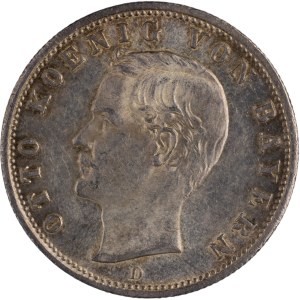 Germany 1904 D Bavaria Silver 2 Mark