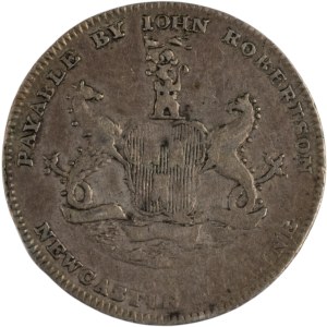 Great Britain 1811 Newcastle Silver 6 Pence Token