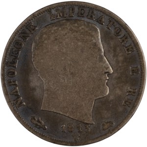 Italy 1813 V Napoleonic Kingdom of Italy Silver 2 Lire