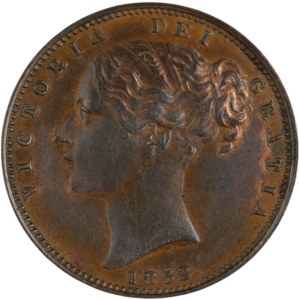 Great Britain 1853/2 1/2 Penny Overdate