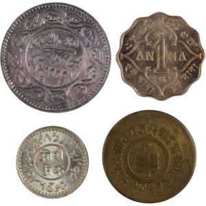 World Mixed Lot 1919-1940 India (4 Pieces)