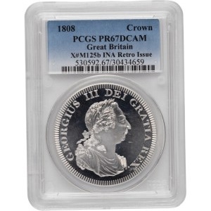 Great Britain 1808 Crown Retro Issue Low Mintage