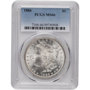 United States 1886 Silver Morgan Dollar
