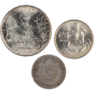 Greece 1901-1963 Silver Coin Lot (3 Pieces)