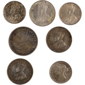 Straits Settlements 1890-1920 Coin Lot (7 Pieces)