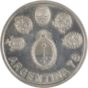 Argentina 1978 Silver 2000 Pesos World Football Championship