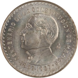 Mexico 1957 Silver Peso