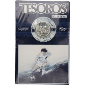 Mexico 1986 Silver 100 Pesos Fifa World Cup