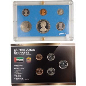 World Mixed Lot 2004 Uniter Arab Emirates, 1978 Dominican Mint Sets (2 Pieces)