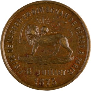 Iran 1873 Medal Shah of Persia