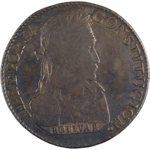 Bolivia 1837 LM Silver 8 Soles