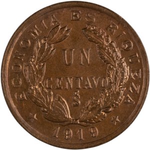 Chile 1919 1 Centavo