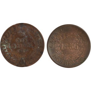 Argentina 1860 2 Reales & 1856 2 Reales (2 Pieces)